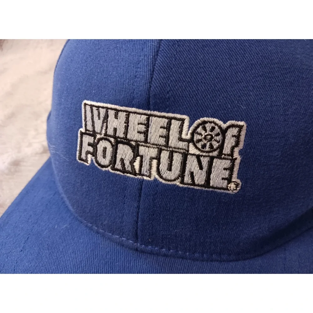 Vintage Wheel of Fortune Hat Snapback Cap Made In USA Embroidered Logo Game Show